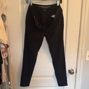 American Eagle Black Knit Jeggings